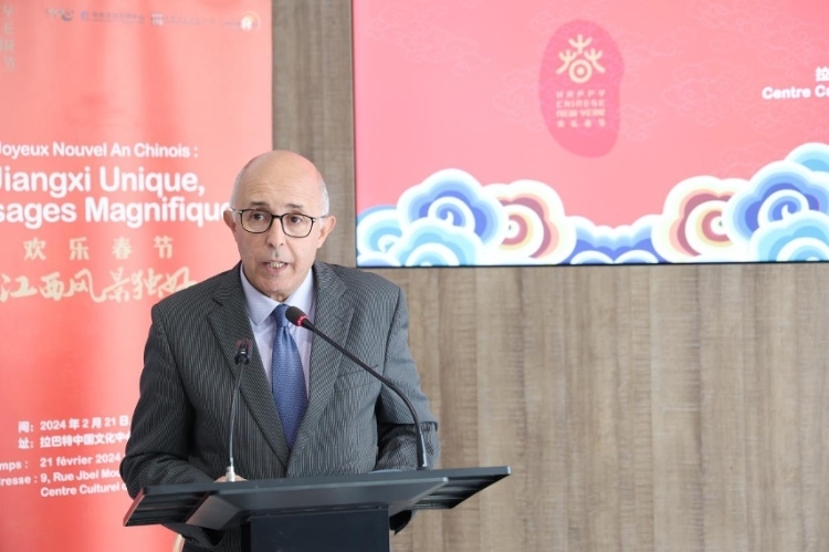 拉巴特文化藝術遺產(chǎn)復興協(xié)會主席德里希致辭?；艟z