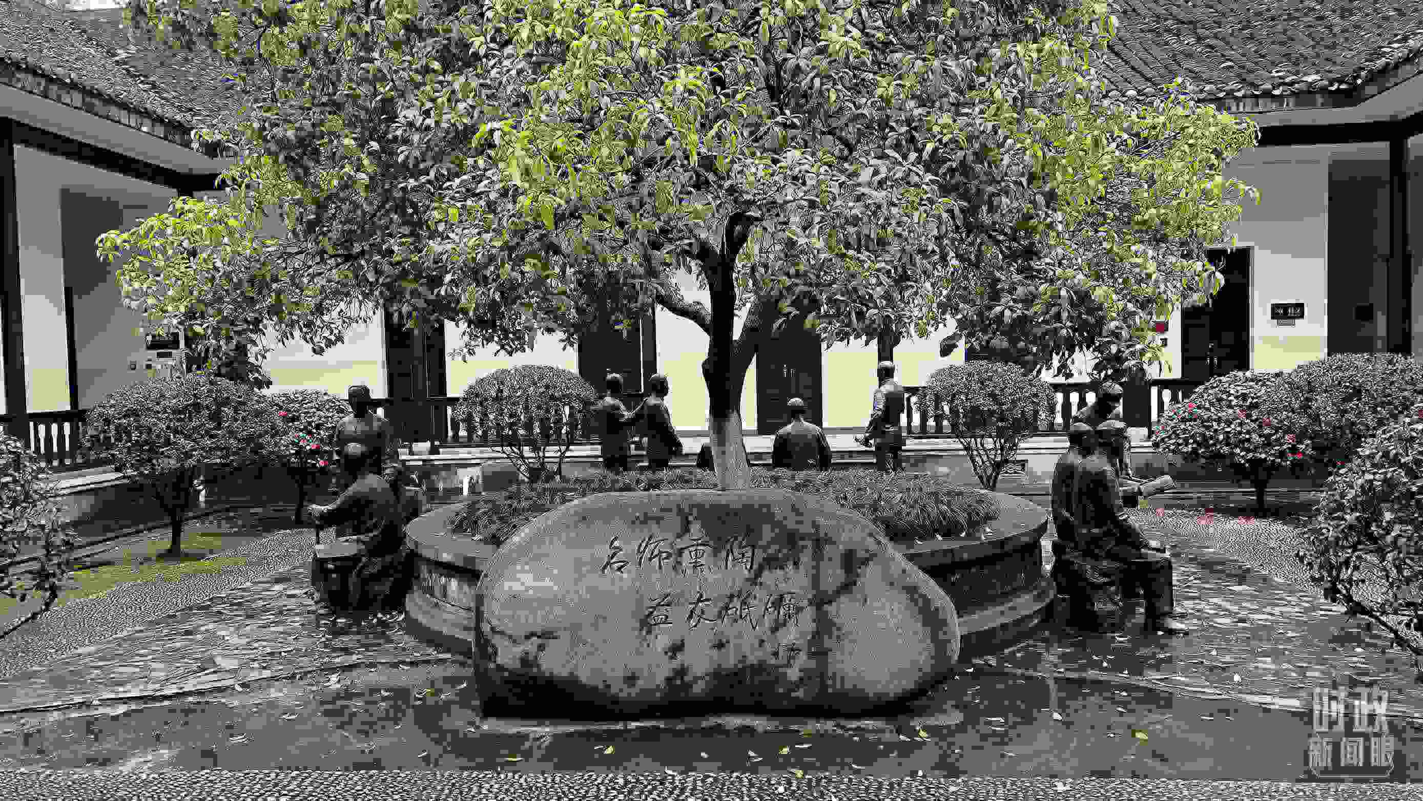 △湖南第一師范學(xué)院（城南書(shū)院校區(qū)）。（總臺(tái)央視記者覃思拍攝）