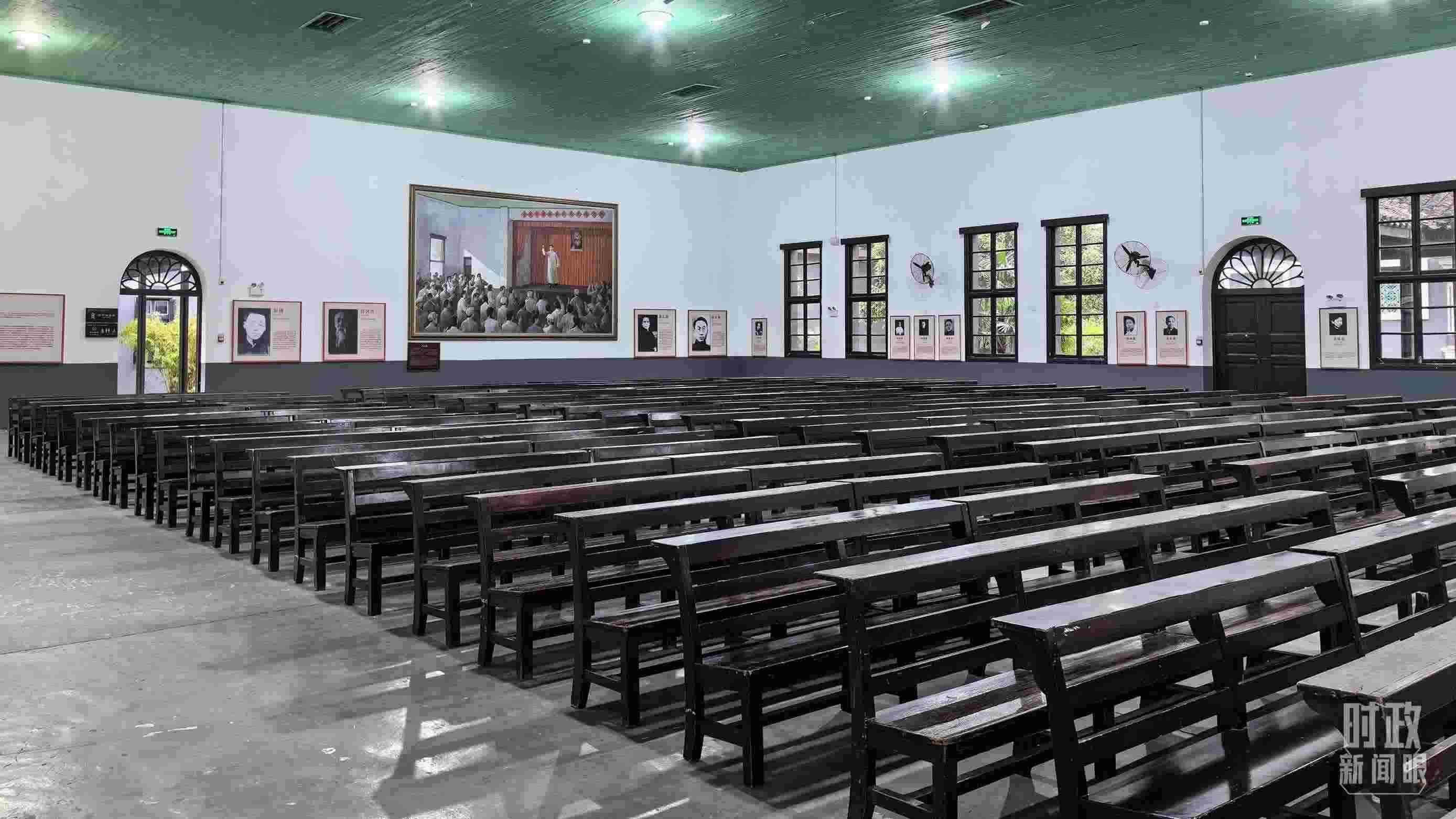 △湖南第一師范學(xué)院（城南書(shū)院校區(qū)）大禮堂。（總臺(tái)央視記者趙化拍攝）