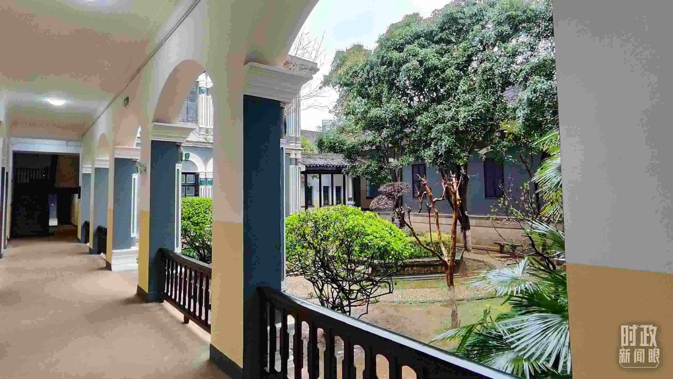 △湖南第一師范學(xué)院（城南書院校區(qū)）。（總臺(tái)央視記者覃思、郭曉龍拍攝）