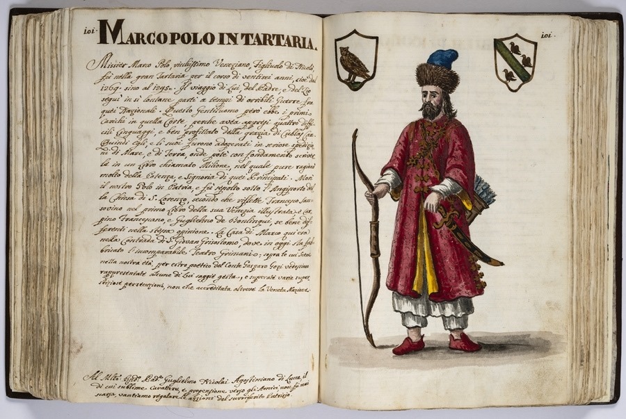 “馬可·波羅的世界”展覽的部分展品。威尼斯市立博物館基金會供圖