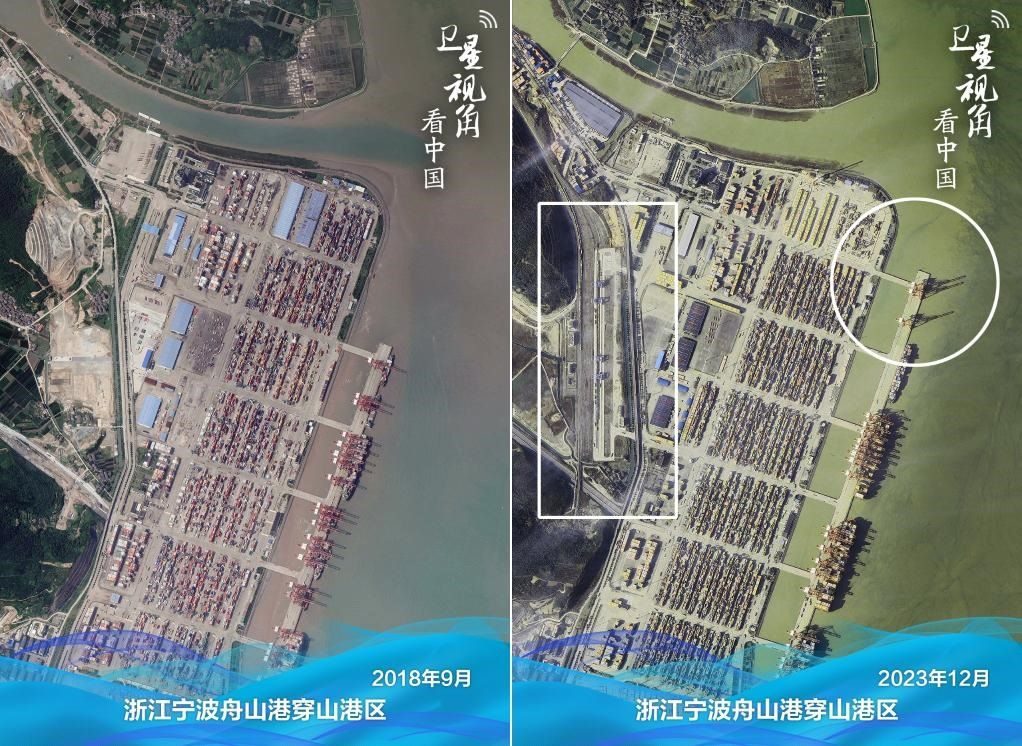 浙江寧波舟山港穿山港區(qū)新建1個泊位及鐵路穿山港站。