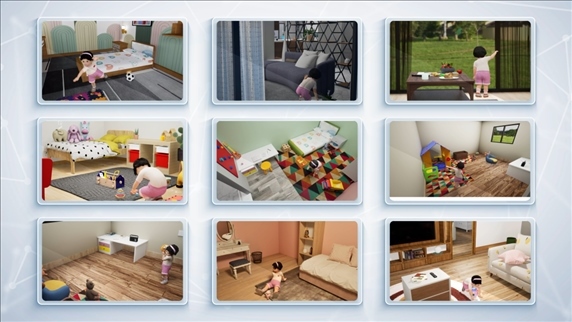 通用智能人“通通”可以自主應(yīng)對多變的場景。受訪者供圖