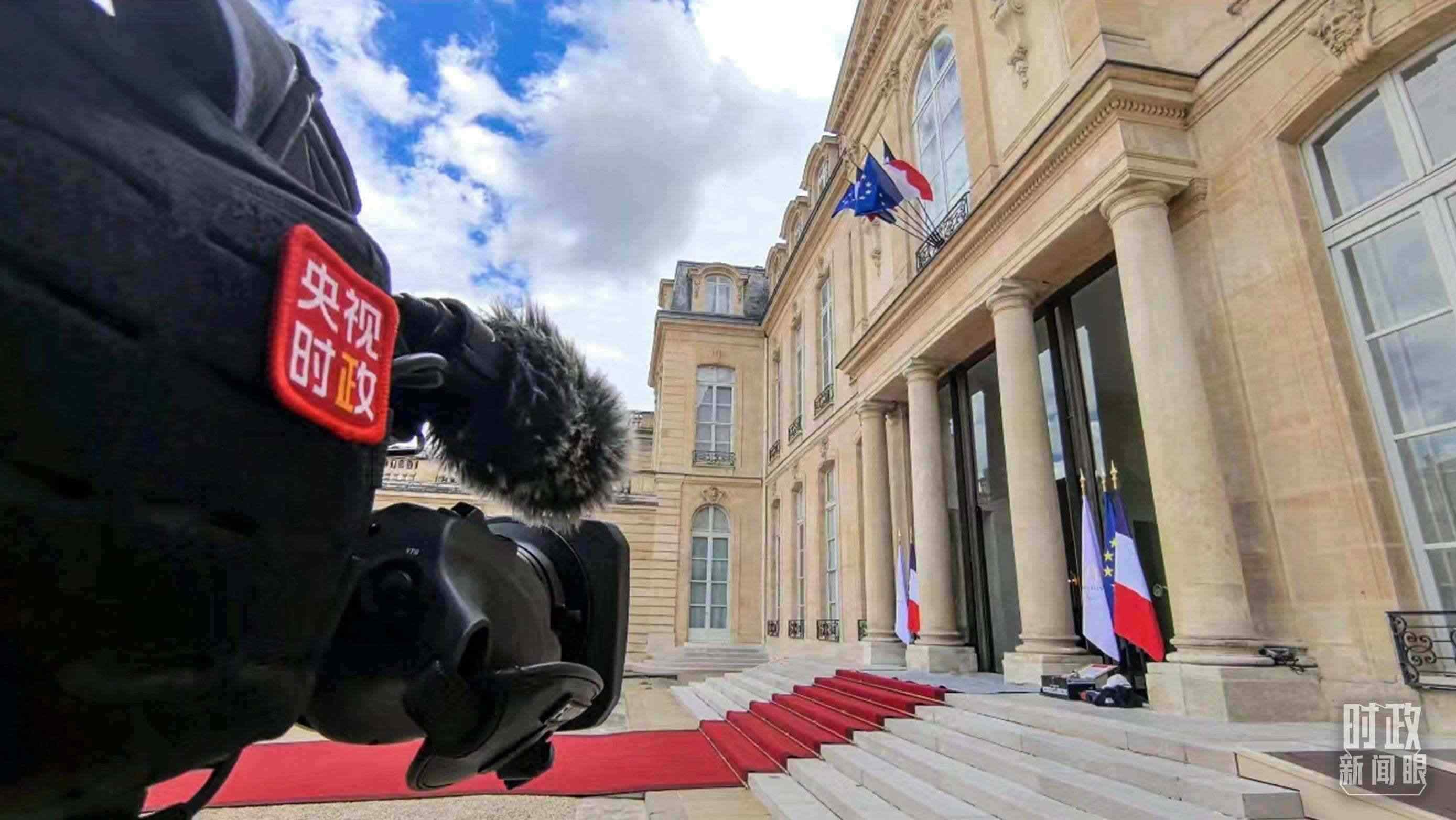 △愛麗舍宮。（總臺(tái)央視記者陸泓宇拍攝）