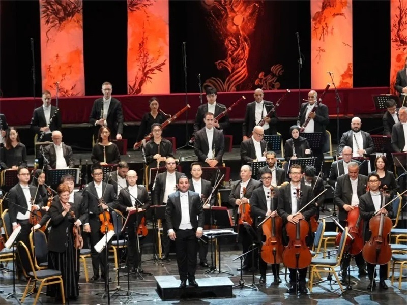 阿爾及爾歌劇院交響樂(lè)團(tuán)演出活動(dòng)現(xiàn)場(chǎng)。蘇州交響樂(lè)團(tuán)供圖