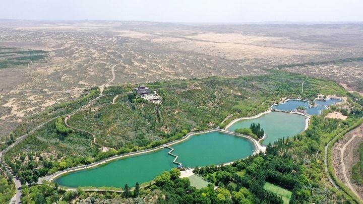 △2023年6月7日，寧夏靈武市白芨灘國家級自然保護(hù)區(qū)。