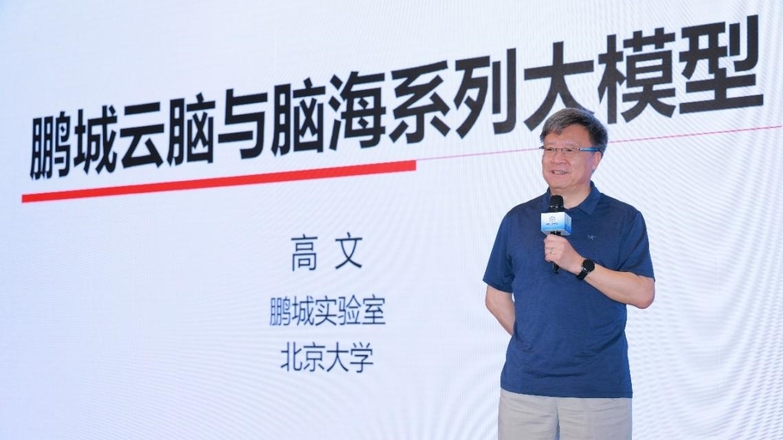 高文院士做大會(huì)特邀報(bào)告。主辦方供圖