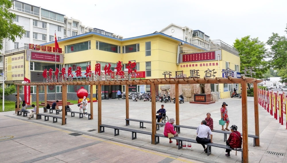 6月20日拍攝的長城花園社區(qū)一角（無人機照片）。