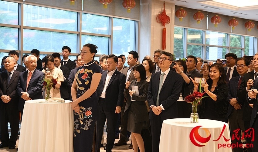 招待會現(xiàn)場。人民網(wǎng) 李帆攝