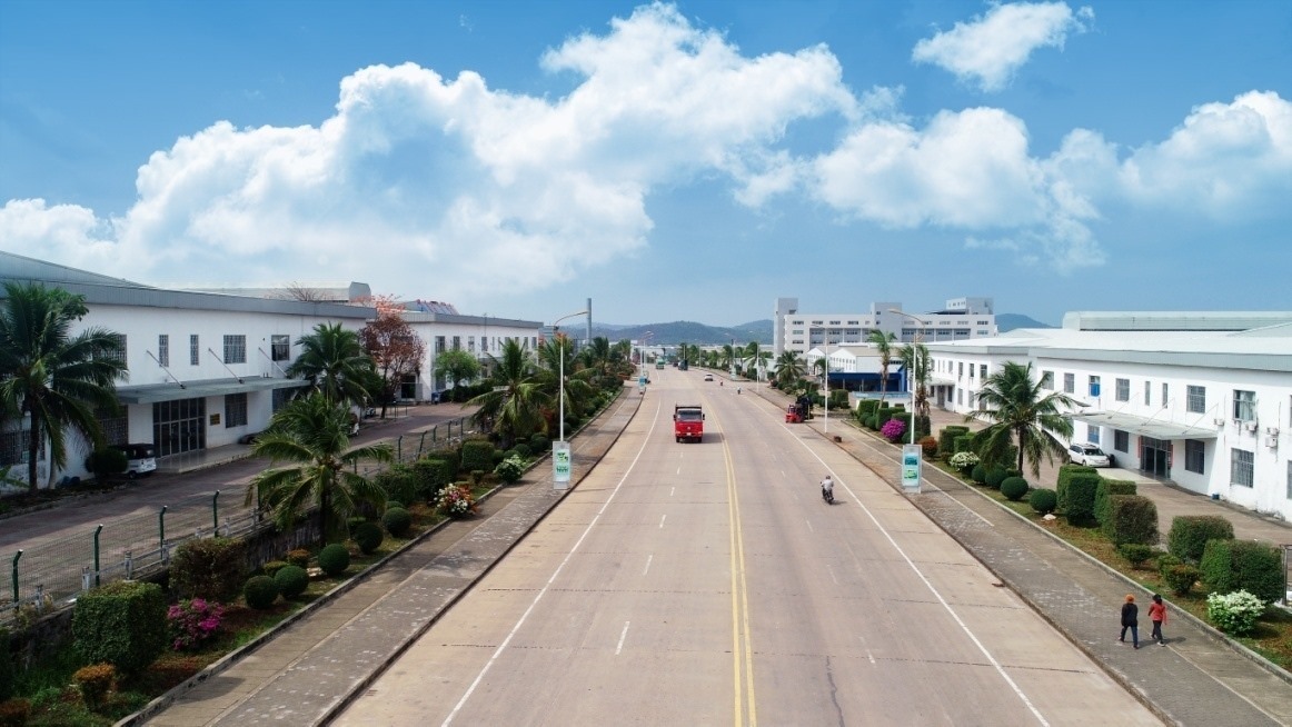 西哈努克港經(jīng)濟(jì)特區(qū)園區(qū)。西港特區(qū)公司供圖