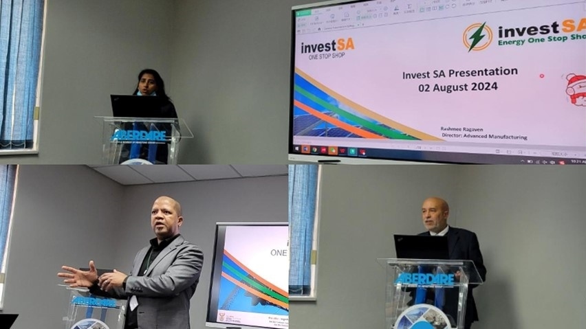 南非貿(mào)工部官員主旨演講。南中經(jīng)貿(mào)協(xié)會(huì)供圖