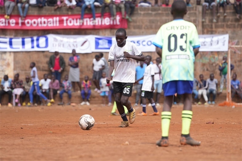 足球比賽現(xiàn)場(chǎng)。主辦方供圖