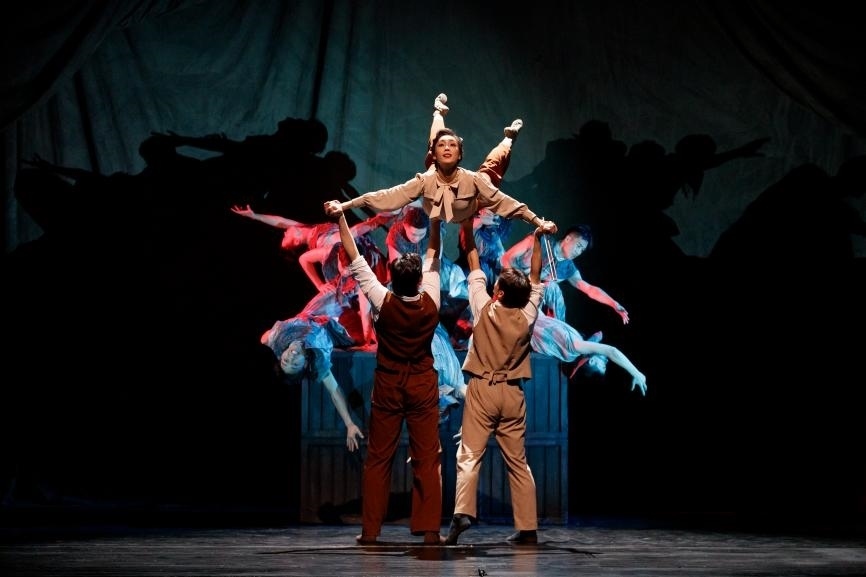 舞劇《熱血當歌》演出現(xiàn)場。主辦方供圖