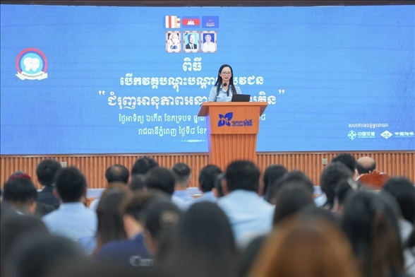 占尼莫在開(kāi)幕式致辭。活動(dòng)主辦方供圖