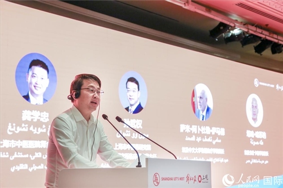 龔學(xué)忠在發(fā)言中。人民網(wǎng)記者 黃培昭攝