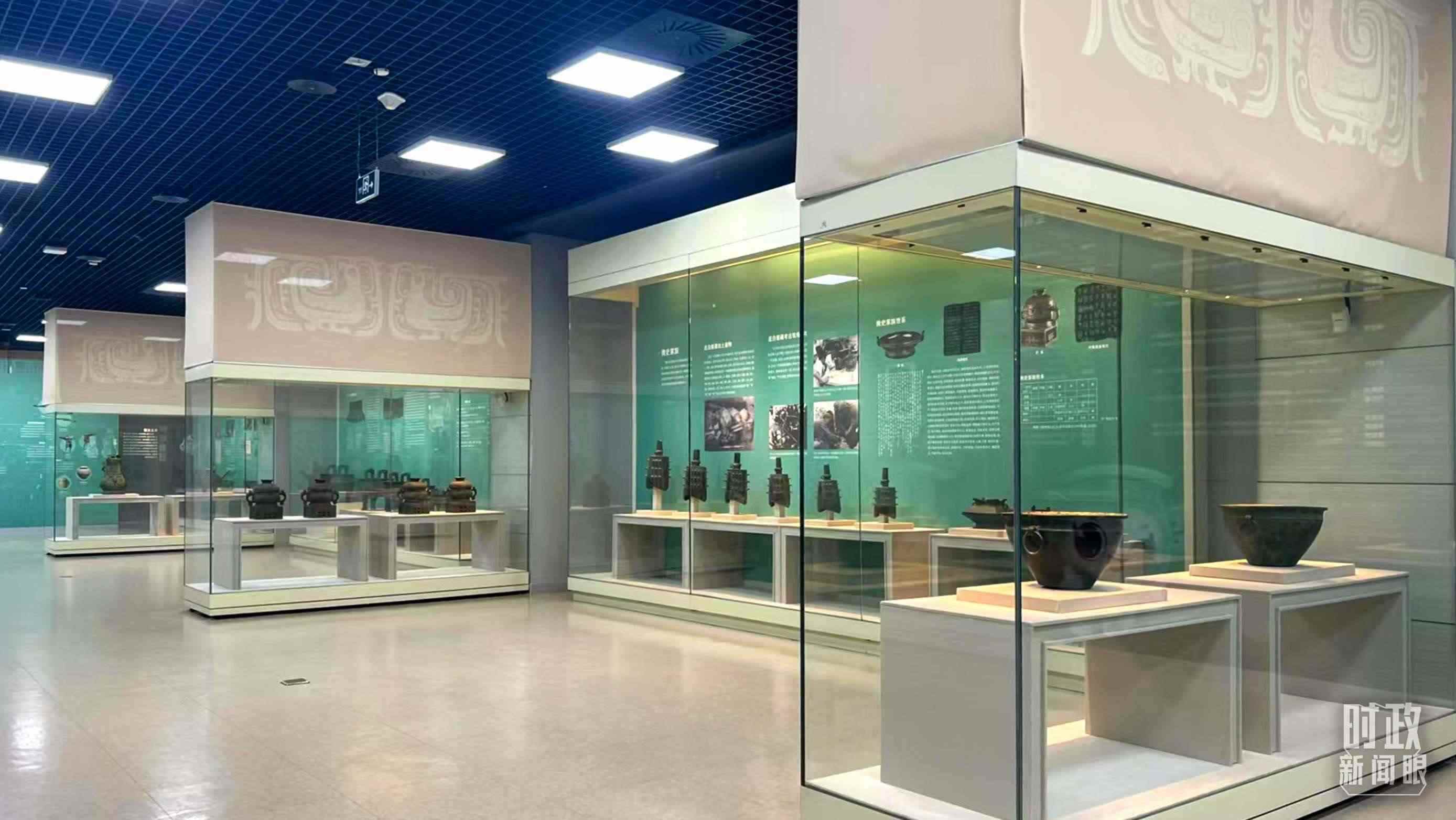 △ 寶雞青銅器博物院內展陳。（總臺記者崔剛拍攝）