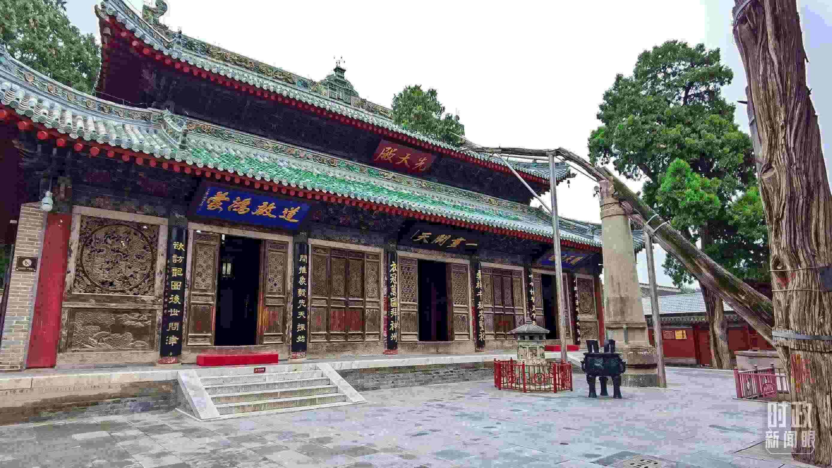 △ 伏羲廟。（總臺央視記者郭鴻拍攝）