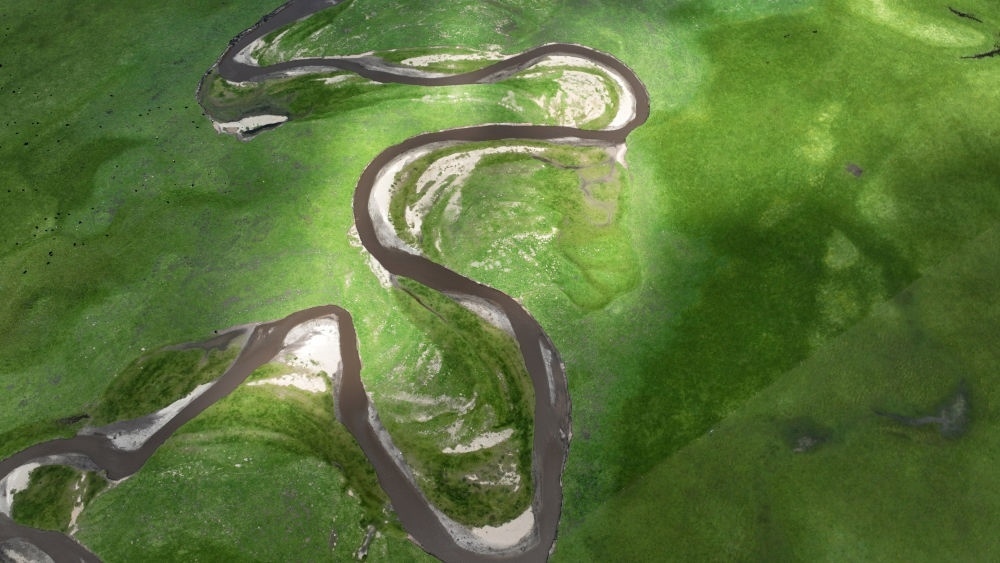 2023年7月6日在甘肅省甘南藏族自治州瑪曲縣拍攝的阿萬倉濕地景色（無人機照片）。瑪曲濕地占地562萬畝，是黃河上游重要的水源涵養(yǎng)區(qū)和生態(tài)功能區(qū)，被譽為“黃河之腎”。