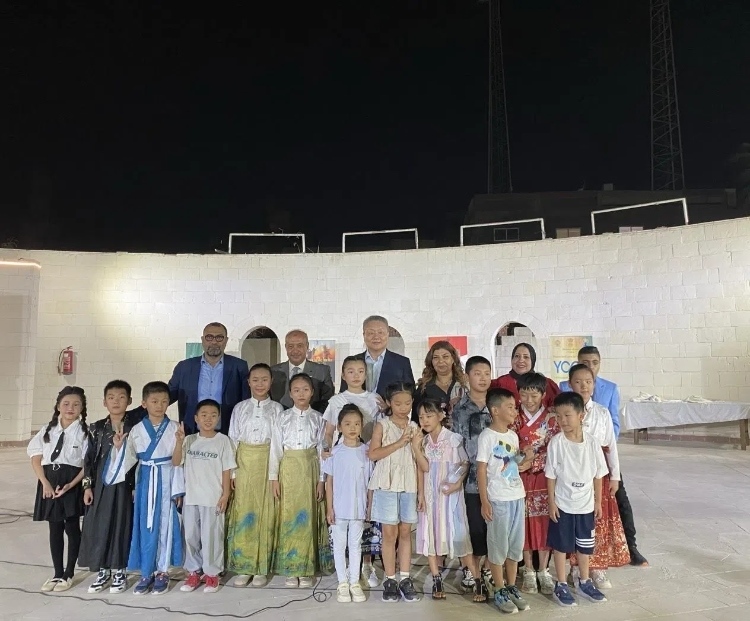 活動現(xiàn)場合影。開羅中國文化中心供圖