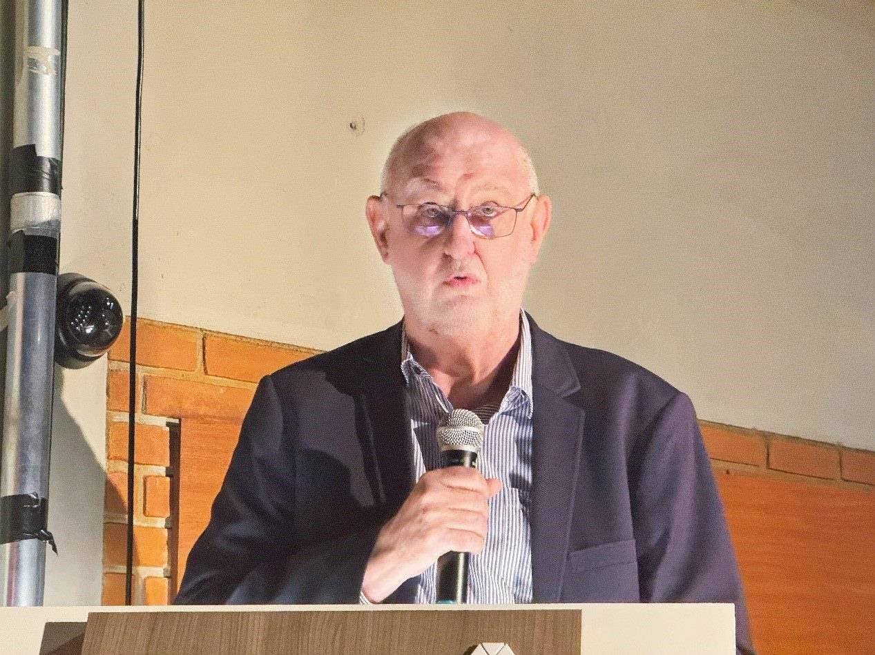 圣保羅州立大學孔子學院巴方院長保利諾在活動中致辭。圣保羅州立大學孔子學院供圖