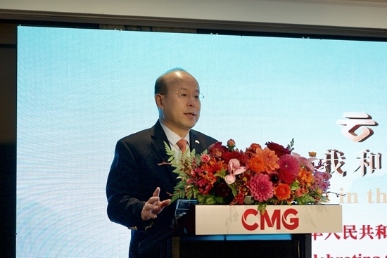 中國駐澳大利亞大使肖千出席活動并致辭。張舒惠攝