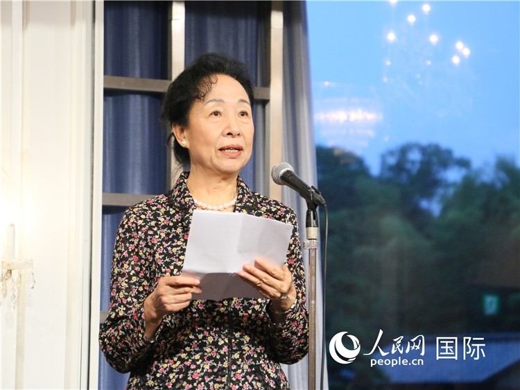 中國商務(wù)部原部長助理郭莉致辭。人民網(wǎng) 許可攝