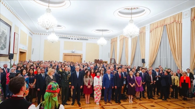招待會現(xiàn)場。中國駐波蘭大使館供圖