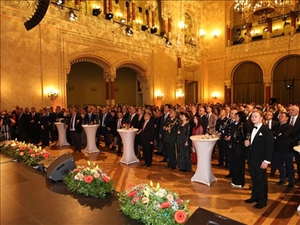 招待會(huì)現(xiàn)場。中國駐匈牙利大使館供圖