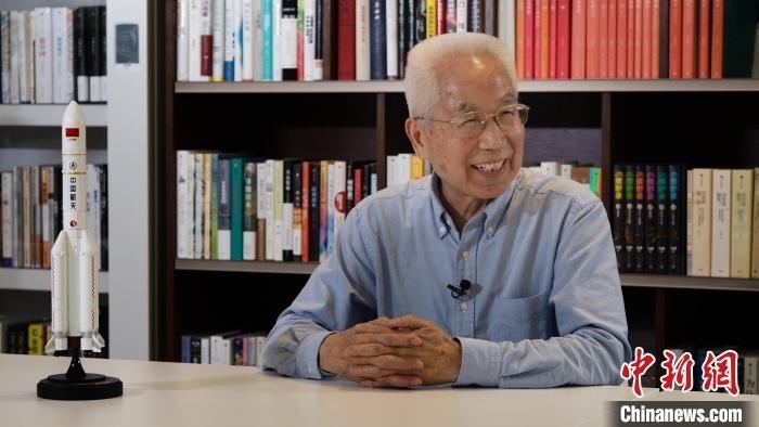 中國(guó)工程院院士龍樂(lè)豪。(中國(guó)運(yùn)載火箭技術(shù)研究院供圖)