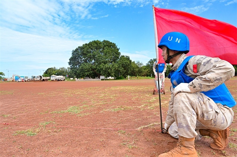 圖5-標定作業(yè)區(qū)域點位（孫千攝）