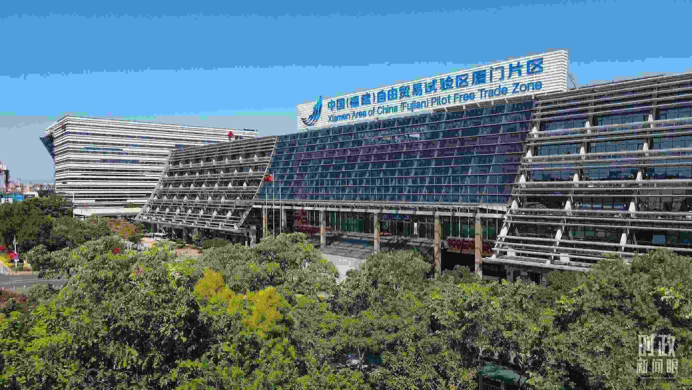 △中國(guó)（福建）自由貿(mào)易試驗(yàn)區(qū)廈門片區(qū)。（總臺(tái)記者鄭皓拍攝）