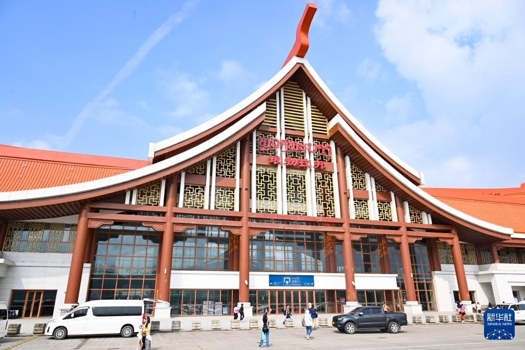 這是10月12日在老撾拍攝的瑯勃拉邦車站。新華社記者 程一恒 攝