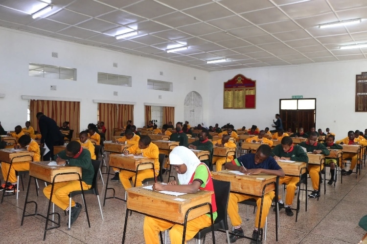 考場(chǎng)現(xiàn)場(chǎng)。埃格頓大學(xué)孔子學(xué)院供圖