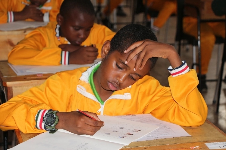 考場(chǎng)現(xiàn)場(chǎng)。埃格頓大學(xué)孔子學(xué)院供圖