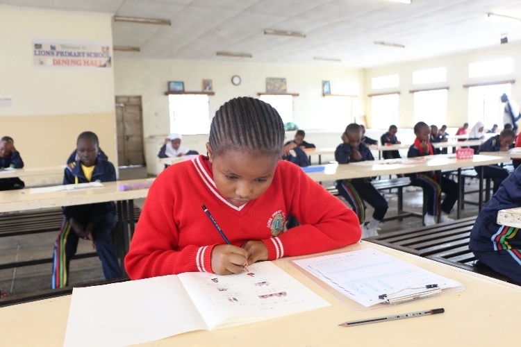 考場(chǎng)現(xiàn)場(chǎng)。埃格頓大學(xué)孔子學(xué)院供圖