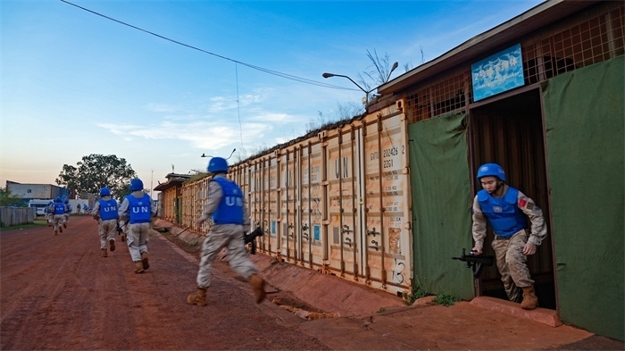 支援加強警戒點位。孫亞斌攝