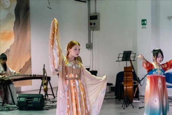 交流活動現(xiàn)場。 中國駐意大利使館供圖