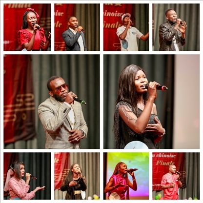 參與決賽的歌手。中國(guó)石油非洲公司供圖