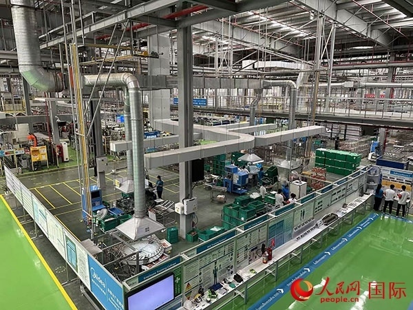 中企美的泰國工廠。人民網記者 簡承淵攝