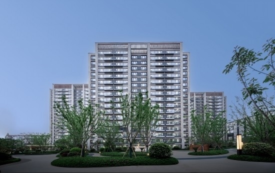 圖為改造后的中鐵臻庭小區(qū)整體外觀。王碩敏 攝