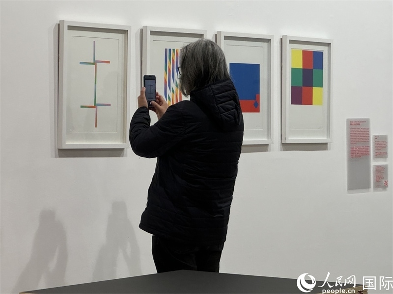 11月8日，觀眾在“瑞士經(jīng)典設計展”作品前駐足欣賞。人民網(wǎng) 謝瑩攝 