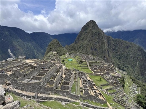 秘魯馬丘比丘古城遺址。本報記者 張朋輝 攝