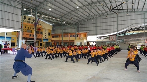 少林武術(shù)教學(xué)。主辦方供圖