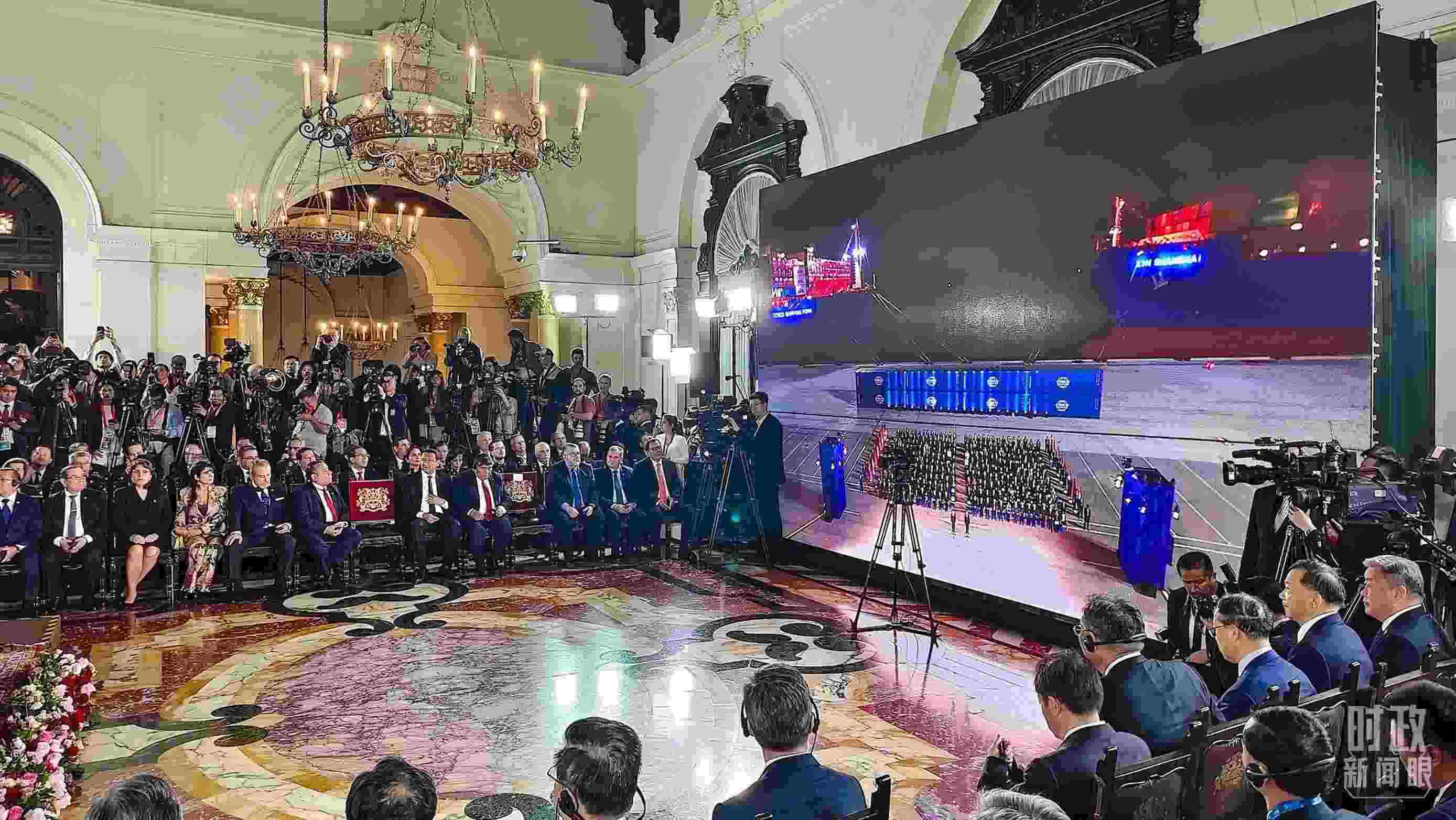 錢凱港開港儀式現(xiàn)場。（總臺央視記者韓銳拍攝）