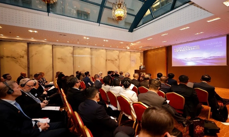 中瑞創(chuàng)新創(chuàng)業(yè)交流合作論壇活動現(xiàn)場。中國駐瑞典大使館供圖