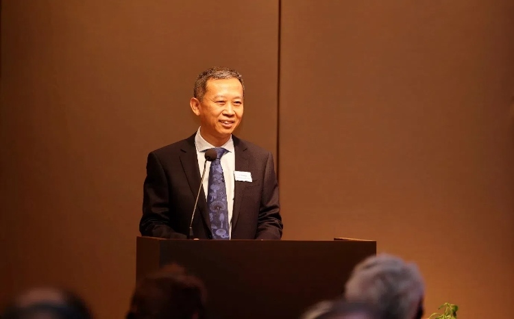中國駐瑞典大使崔愛民應邀出席論壇并致辭。中國駐瑞典大使館供圖