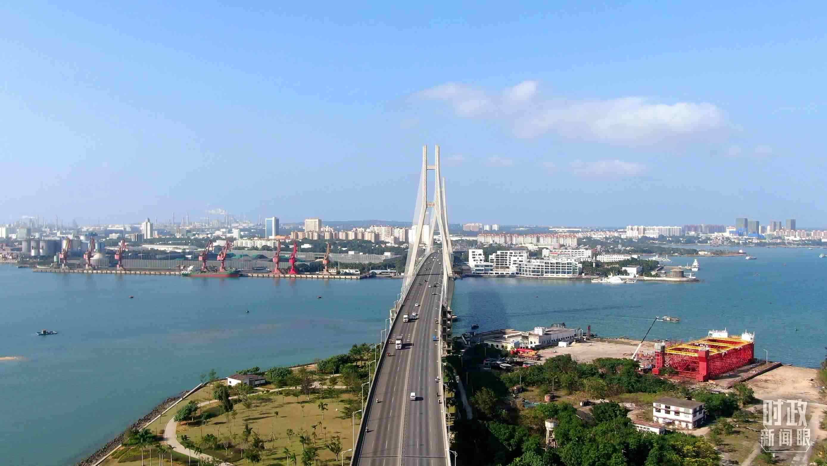 海南洋浦經(jīng)濟開發(fā)區(qū)。（總臺記者葉飛提供）