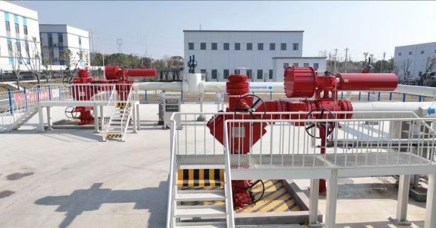 300兆瓦壓氣儲能示范工程鹽穴儲氣庫井場。受訪者供圖