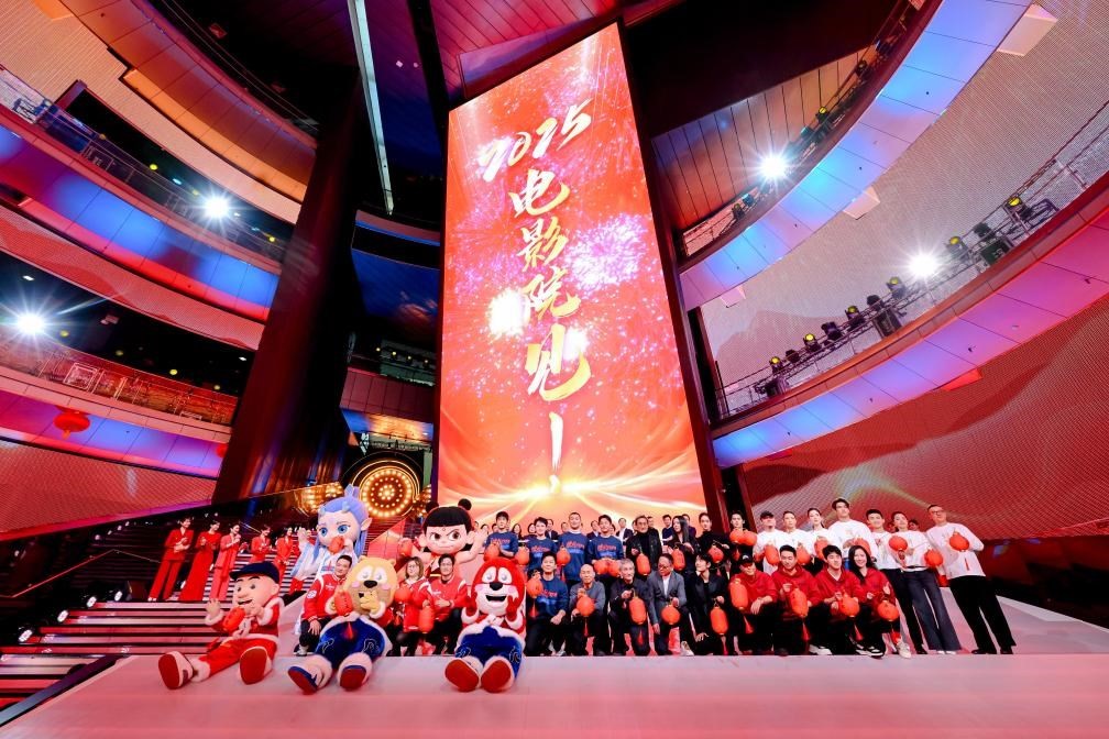 2025年春節(jié)檔電影主創(chuàng)合影。（圖片由主辦方提供）