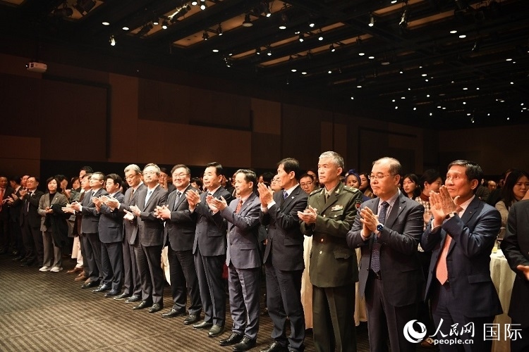 招待會(huì)現(xiàn)場(chǎng)。人民網(wǎng) 李帆攝